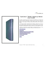 Preview for 1 page of Arris Touchstone TM501 User Manual