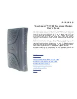 Arris Touchstone TM702 User Manual preview