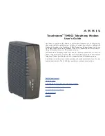 Preview for 1 page of Arris Touchstone TM902 User Manual