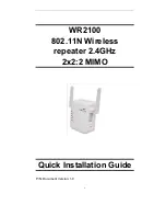 Arris Touchstone WR2100 Quick Installation Manual предпросмотр