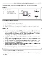 Preview for 1 page of Arrista SG8-19 Installation Manual