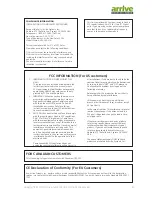 Preview for 3 page of Arrive ViewPoint 2240 User Manual