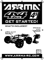 Preview for 1 page of Arrma 4S Get Started