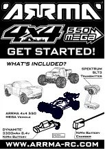 Arrma 4x4 550 MEGA Vehicle Get Started preview