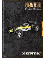 Arrma RAIDER Owner'S Manual preview