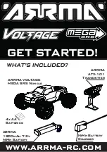 Arrma VOLTAGE MEGA SRS Manual preview