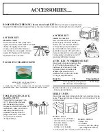 Preview for 6 page of Arrow Group Industries 697.68618    instruc Owner'S Manual & Assembly Instrucowner'S Manual & Assembly Instructions