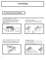 Preview for 10 page of Arrow Group Industries 697.68618    instruc Owner'S Manual & Assembly Instrucowner'S Manual & Assembly Instructions