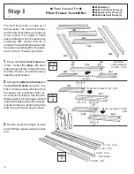 Preview for 14 page of Arrow Group Industries 697.68618    instruc Owner'S Manual & Assembly Instrucowner'S Manual & Assembly Instructions