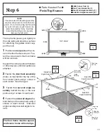 Preview for 19 page of Arrow Group Industries 697.68618    instruc Owner'S Manual & Assembly Instrucowner'S Manual & Assembly Instructions