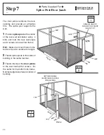 Preview for 20 page of Arrow Group Industries 697.68618    instruc Owner'S Manual & Assembly Instrucowner'S Manual & Assembly Instructions