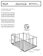 Preview for 21 page of Arrow Group Industries 697.68618    instruc Owner'S Manual & Assembly Instrucowner'S Manual & Assembly Instructions