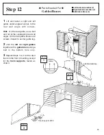 Preview for 25 page of Arrow Group Industries 697.68618    instruc Owner'S Manual & Assembly Instrucowner'S Manual & Assembly Instructions