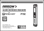 Arrow Group Industries PENILASER P15C Manual preview