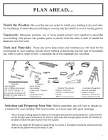 Preview for 3 page of Arrow Storage Products 697.68103-B Owner'S Manual & Assembly Instructions