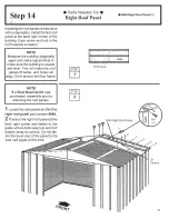 Preview for 27 page of Arrow Storage Products 697.68103-B Owner'S Manual & Assembly Instructions