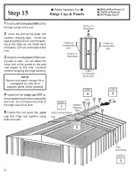 Preview for 28 page of Arrow Storage Products 697.68103-B Owner'S Manual & Assembly Instructions