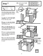 Preview for 20 page of Arrow Storage Products 697.68537-A Owner'S Manual & Assembly Instructions