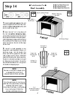 Preview for 27 page of Arrow Storage Products 697.68537-A Owner'S Manual & Assembly Instructions