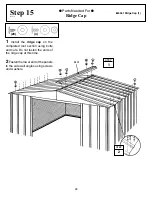 Preview for 28 page of Arrow Storage Products 697.68537-A Owner'S Manual & Assembly Instructions