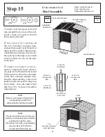 Предварительный просмотр 28 страницы Arrow Storage Products 697.68616A Owner'S Manual & Assembly Instructions