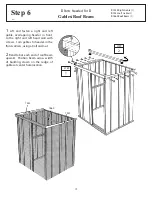 Предварительный просмотр 19 страницы Arrow Storage Products 697.68711 Series Owner'S Manual & Assembly Instructions