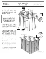 Предварительный просмотр 20 страницы Arrow Storage Products 697.68711 Series Owner'S Manual & Assembly Instructions