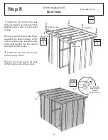 Предварительный просмотр 21 страницы Arrow Storage Products 697.68711 Series Owner'S Manual & Assembly Instructions