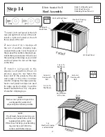 Preview for 27 page of Arrow Storage Products 697.76095 Owner'S Manual & Assembly Instructions