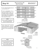 Предварительный просмотр 27 страницы Arrow Storage Products 697 Owner'S Manual & Assembly Instructions