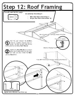 Preview for 31 page of Arrow Storage Products AR1012 C1 Owner'S Manual & Assembly Manual