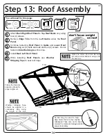 Preview for 34 page of Arrow Storage Products AR1012 C1 Owner'S Manual & Assembly Manual