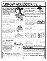 Preview for 44 page of Arrow Storage Products AR1012 C1 Owner'S Manual & Assembly Manual