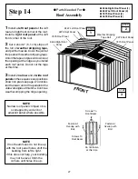 Preview for 27 page of Arrow Storage Products BD88GB Owner'S Manual & Assembly Instructions