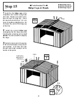 Preview for 28 page of Arrow Storage Products BD88GB Owner'S Manual & Assembly Instructions