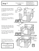 Предварительный просмотр 20 страницы Arrow Storage Products BR106 Owner'S Manual & Assembly Instructions