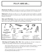 Предварительный просмотр 4 страницы Arrow Storage Products BW54-A Owner'S Manual & Assembly Instructions