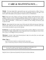 Preview for 6 page of Arrow Storage Products CG1012 Owner'S Manual & Assembly Instructions