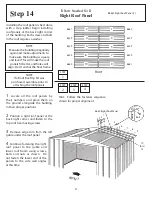 Preview for 27 page of Arrow Storage Products CG1012 Owner'S Manual & Assembly Instructions