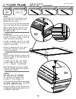 Preview for 16 page of Arrow Storage Products CLG1414BG Owner'S Manual And Assembly Manual