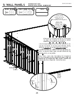 Preview for 25 page of Arrow Storage Products CLG1414BG Owner'S Manual And Assembly Manual