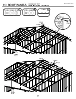 Preview for 37 page of Arrow Storage Products CLG1414BG Owner'S Manual And Assembly Manual