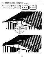 Preview for 43 page of Arrow Storage Products CLG1414BG Owner'S Manual And Assembly Manual