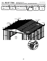 Preview for 45 page of Arrow Storage Products CLG1414BG Owner'S Manual And Assembly Manual