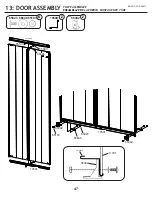 Preview for 47 page of Arrow Storage Products CLG1414BG Owner'S Manual And Assembly Manual