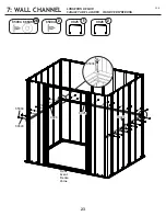 Preview for 23 page of Arrow Storage Products CLG65BG Series Owner'S Manual & Assembly Manual