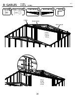 Preview for 26 page of Arrow Storage Products CLG65BG Series Owner'S Manual & Assembly Manual