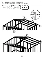 Preview for 28 page of Arrow Storage Products CLG65BG Series Owner'S Manual & Assembly Manual