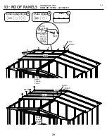 Preview for 29 page of Arrow Storage Products CLG65BG Series Owner'S Manual & Assembly Manual