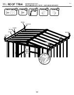 Preview for 33 page of Arrow Storage Products CLG65BG Series Owner'S Manual & Assembly Manual